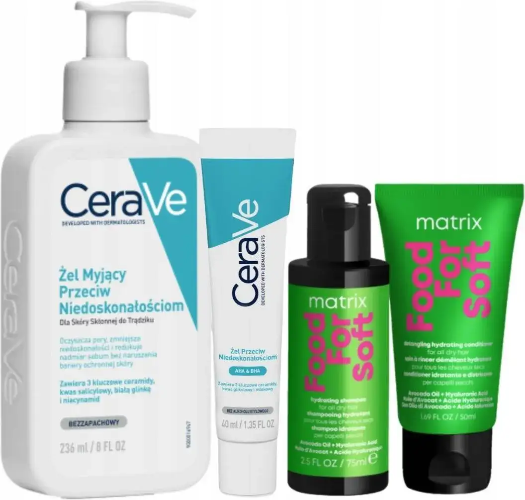 Wygładzający żel myjący przeciw niedoskonałościom z 0,5% BHA dla skóry wrażliwej