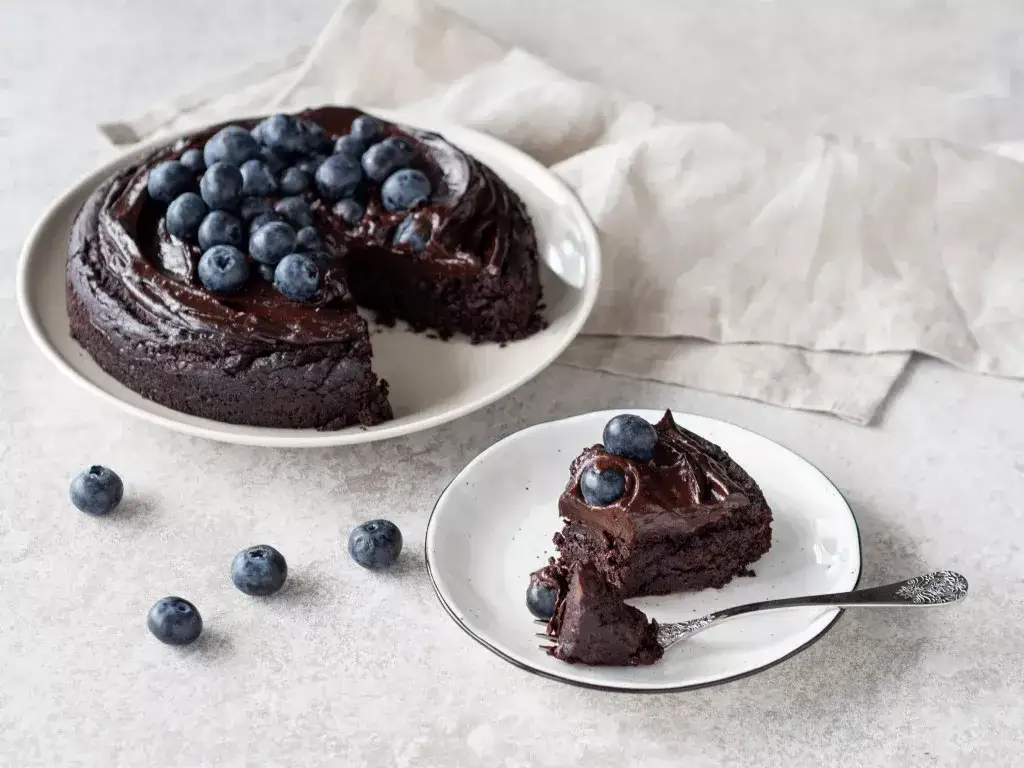 Przepyszne ciasto z czerwonej fasoli i banana - bez jajek i glutenu