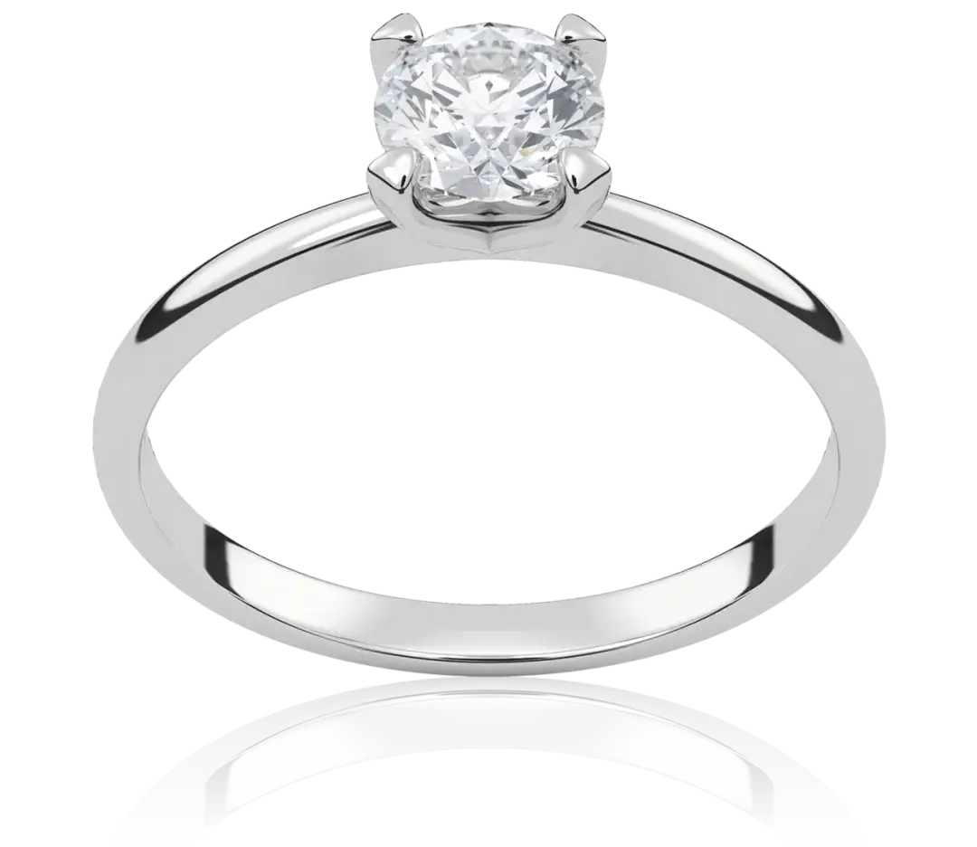 Jaką obrączkę wybrać do pierścionka zaręczynowego z białego złota?