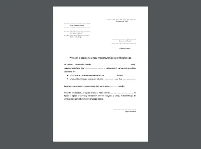 Urlop wypoczynkowy po macierzyńskim: kiedy złożyć wniosek, aby zyskać pewność