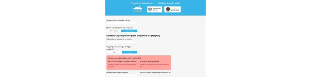 Oblicz grubość styropianu w programie Czyste Powietrze i oszczędzaj