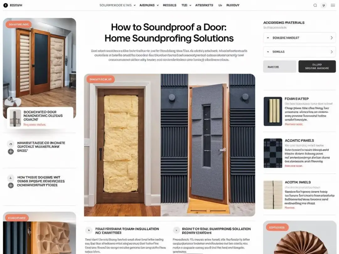 Skuteczne wyciszenie drzwi w pokoju: 5 sprawdzonych metod i rozwiązań