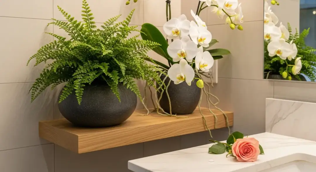 Łazienka pełna życia: wybierz idealne kwiaty i stwórz relaksującą oazę