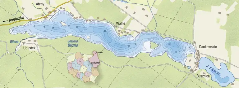 Jezioro Blizno Kujawsko Pomorskie - najlepsze miejsca na wędkowanie