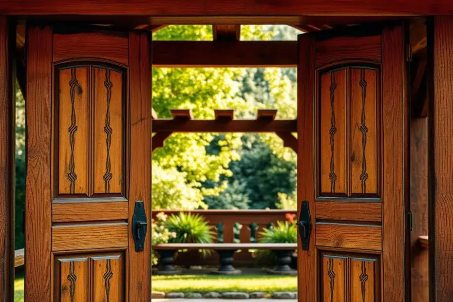Jak zrobić drzwi do altany: krok po kroku bez zbędnych kosztów
