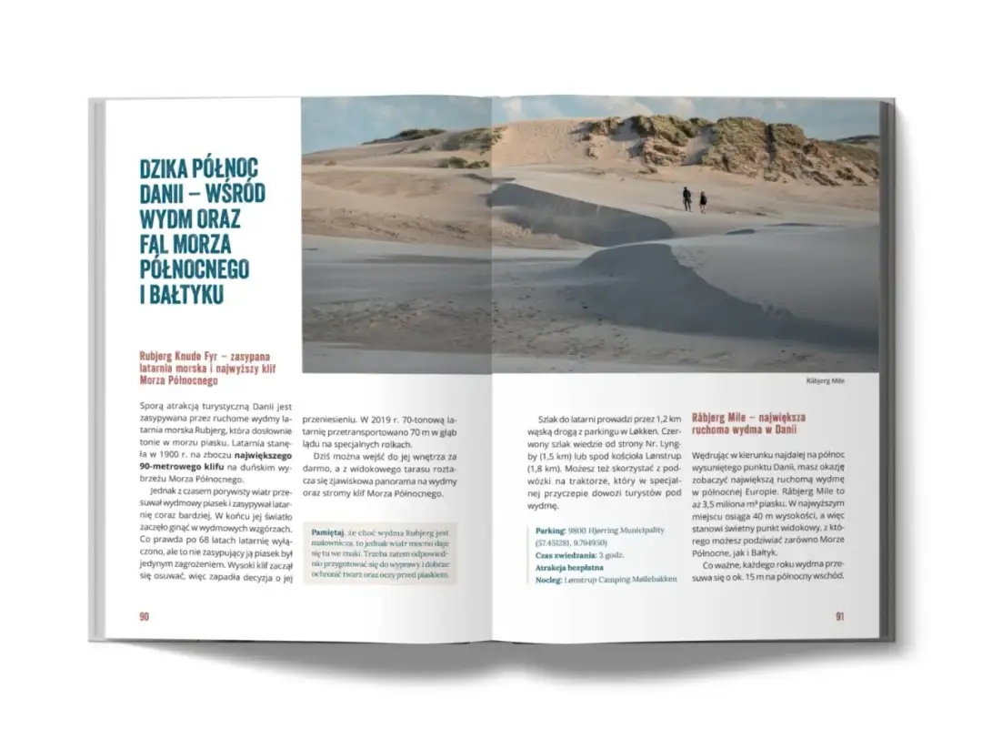 Wydmy i klify Danii Północnej, idealne na wycieczkę. Co przywieźć z Danii? Pamiątki z piasku i muszelek.