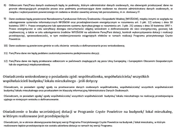 Czyste powietrze: jak uzyskać zgodę współwłaściciela na dofinansowanie
