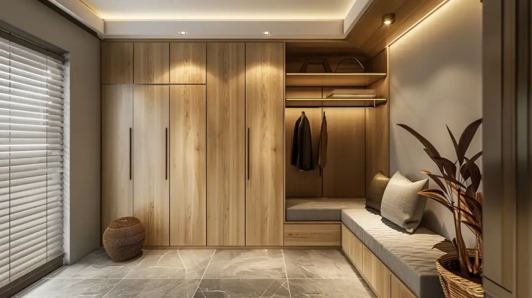 Czy szafa narożna z siedziskiem idealnie wykorzysta miejsce?