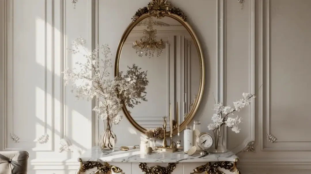 Lustro z konsolą – Eleganckie wykończenie wnętrza: jak dobrać konsolę?