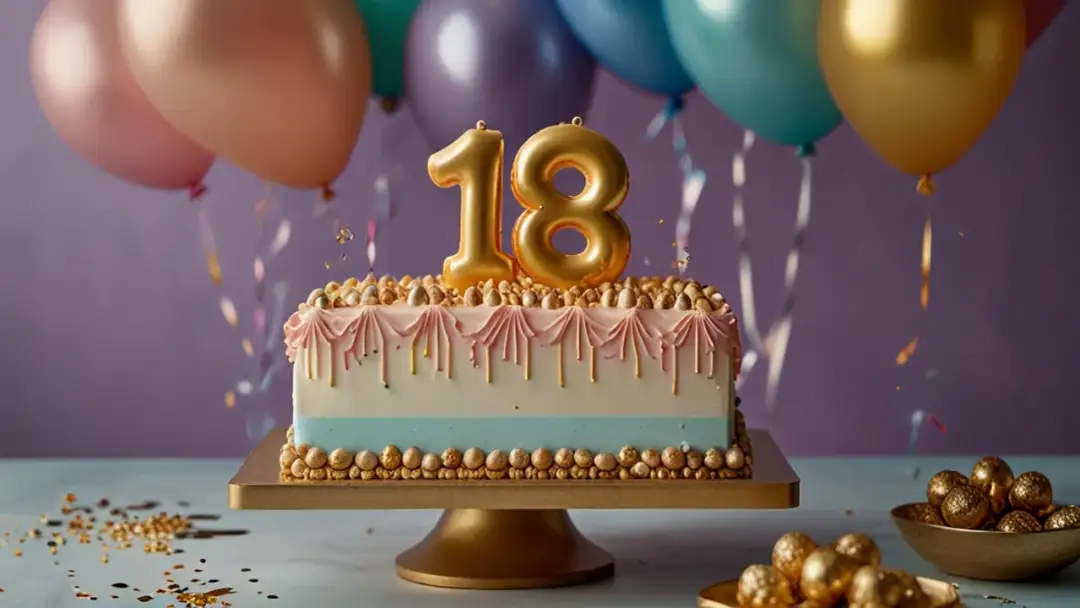 Tort prostokątny na 18 - idealny wybór na urodziny z prostokątnym kształtem