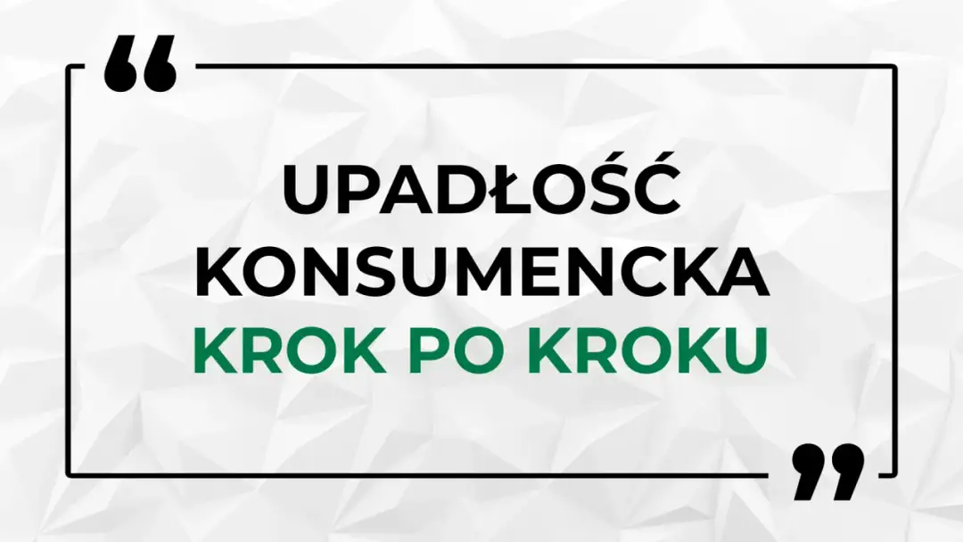 Upadłość konsumencka krok po kroku: Oddłuż się i zacznij od nowa!