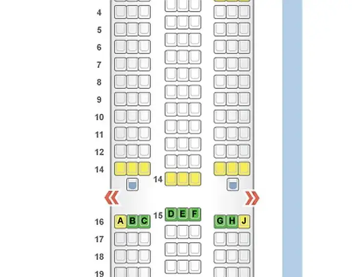 Samoloty LOT: kompletny rozkład miejsc w każdej klasie podróży