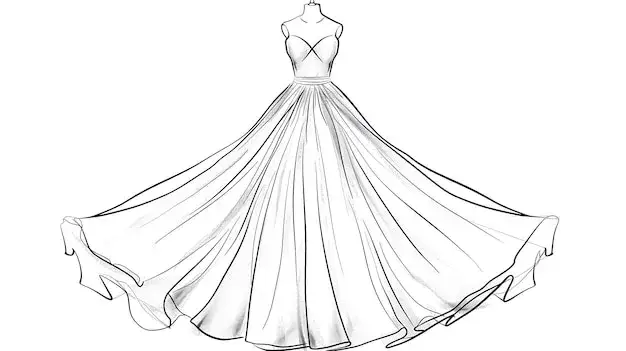 Jak narysować suknię ślubną: 8 kroków do perfekcyjnego szkicu