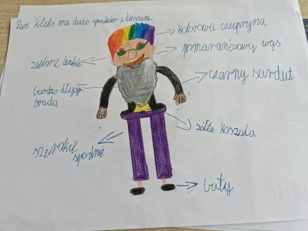 Jakiego koloru są spodnie pana Kleksa? Odkryj tajemniczy czarny styl