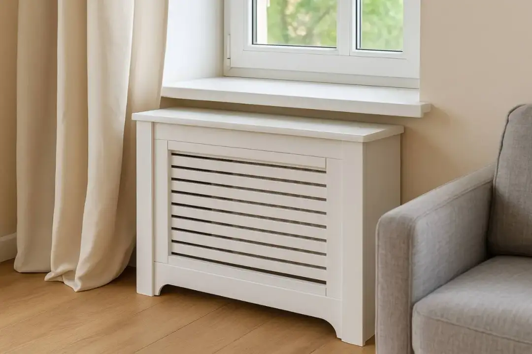 Jak zasłonić kaloryfer pod oknem: 7 estetycznych sposobów