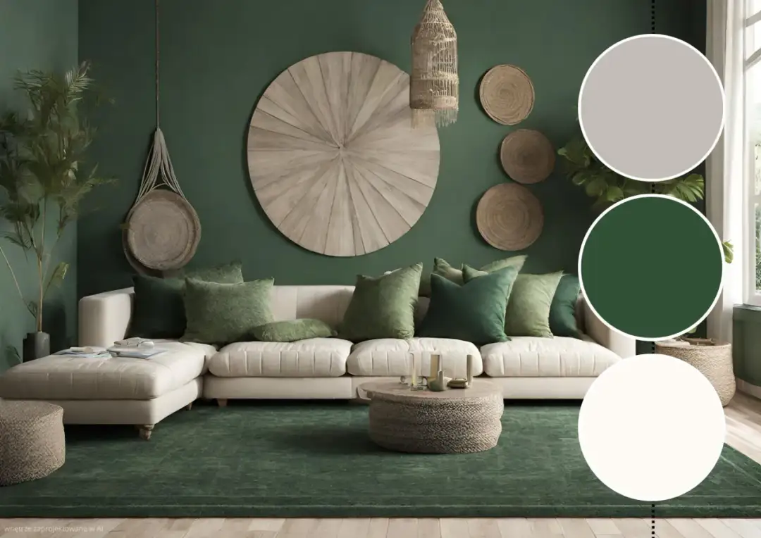 Butelkowa zieleń w salonie: Jakie dodatki wybrać, by zachwycać?