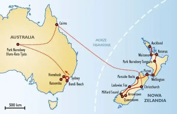 Wycieczka Australia i Nowa Zelandia: kompletny plan podróży na wakacje