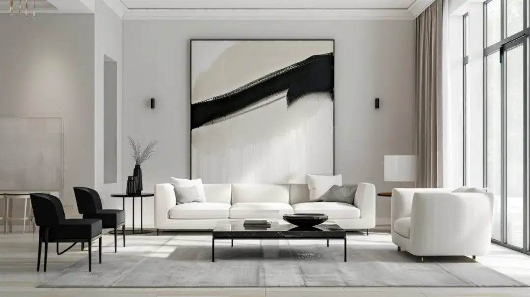 Czy obrazy czarno białe nowoczesne są ponadczasowym wyborem do salonu?