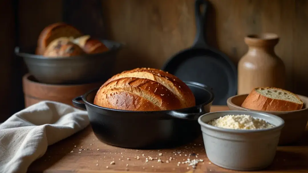 Chleb z garnka żeliwnego: Sprawdź najlepszy przepis na pyszny wypiek