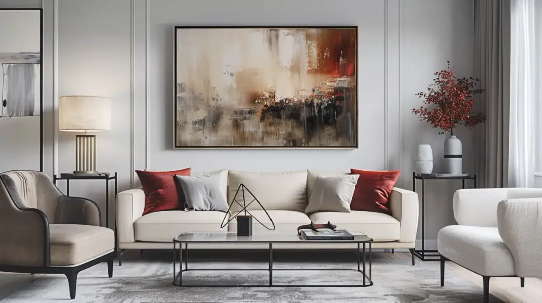 Obraz w lustrzanej ramie – Elegancja w Twoim wnętrzu z obrazem w ramie