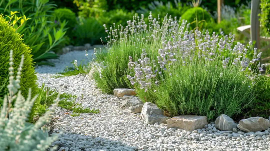 Biała lawenda w ogrodzie, czyli niewymuszona elegancja i piękno