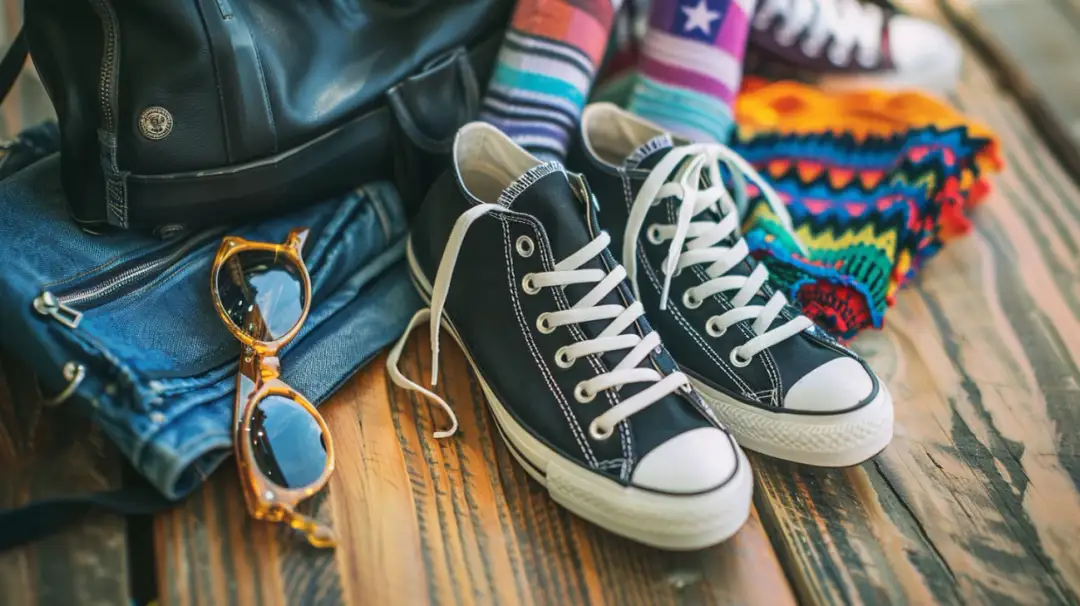 Stylizacje z czarnymi converse: jak nosić te buty modnie?