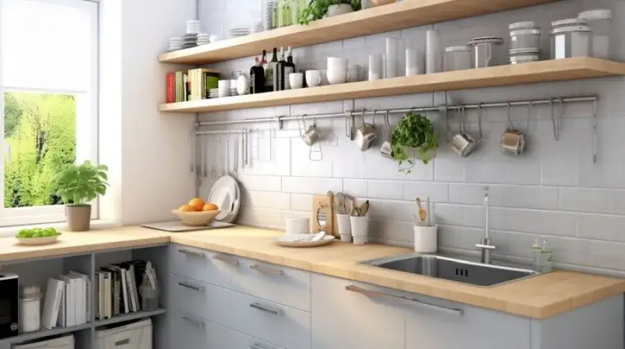 Jakie płytki na ścianę do małej kuchni, które optycznie powiększą przestrzeń