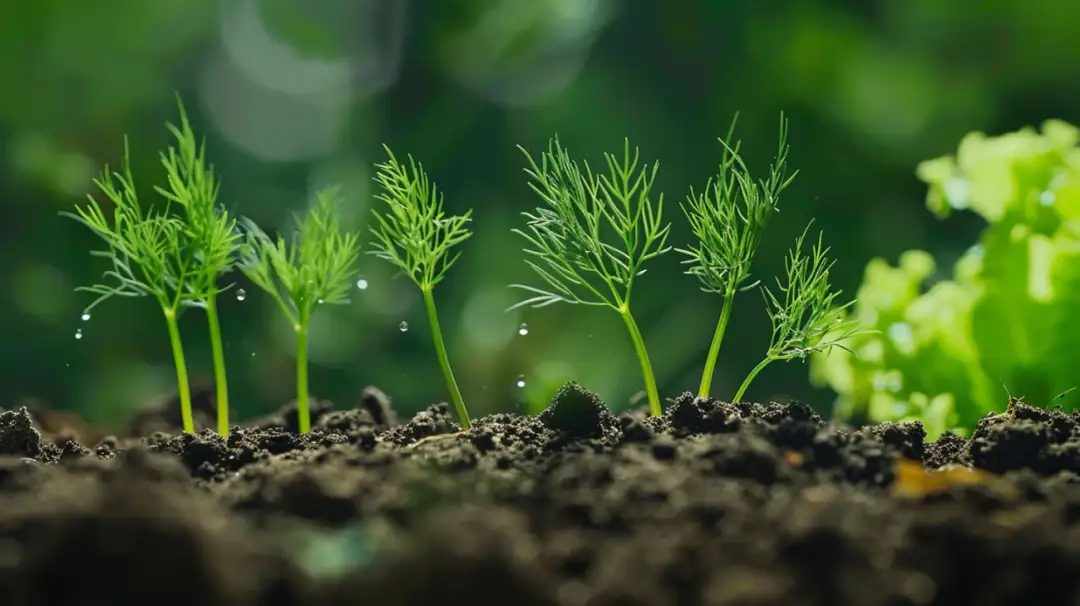 Wchodzenie i uprawa kopru i sałaty: Czas wschodzenia kopru i sałaty
