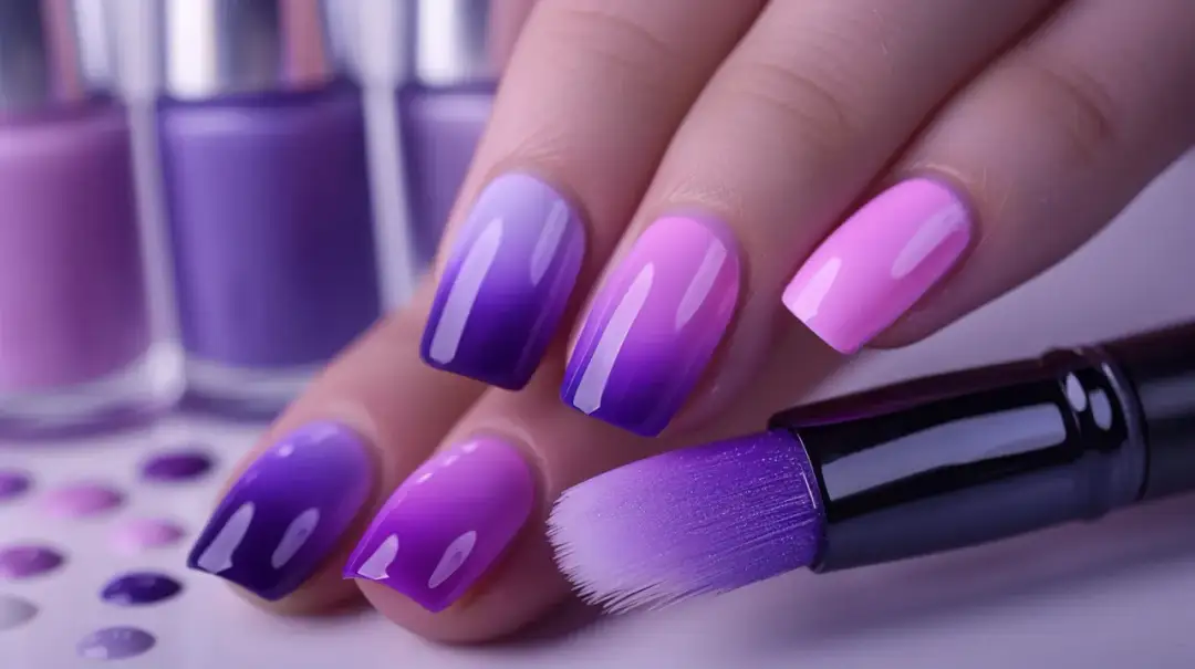 Modne ombre na paznokciach: Jak stworzyć efekt kolorowego przejścia krok po kroku