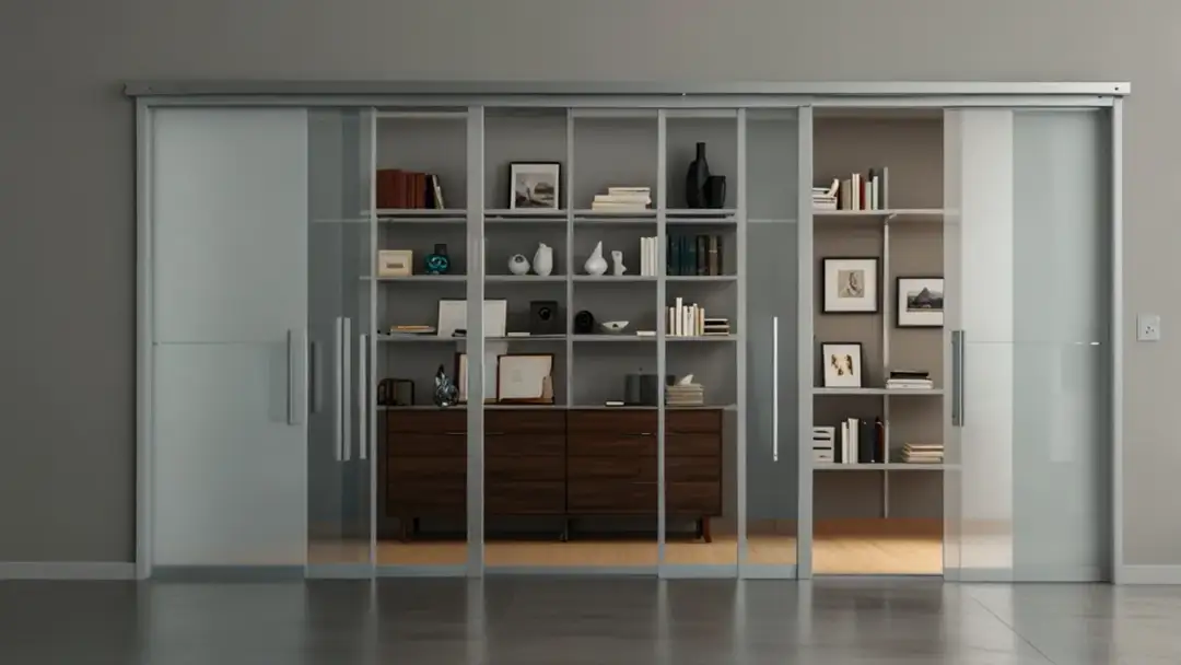 Kompletny zestaw drzwi przesuwnych chowanych w ścianie - elementy i ceny