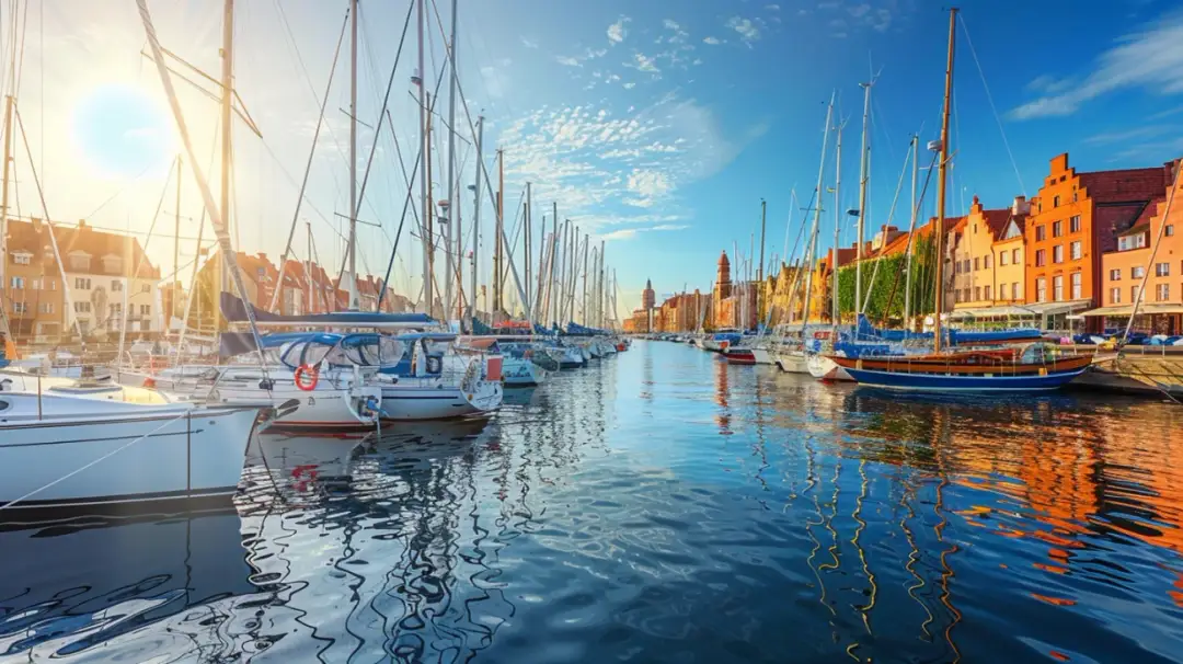 Przystań jachtowa i marina w Gdańsku - żeglarstwo nad morzem