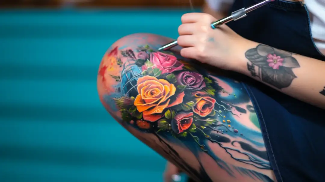 Czy mały tatuaż na udzie jest bolesny?