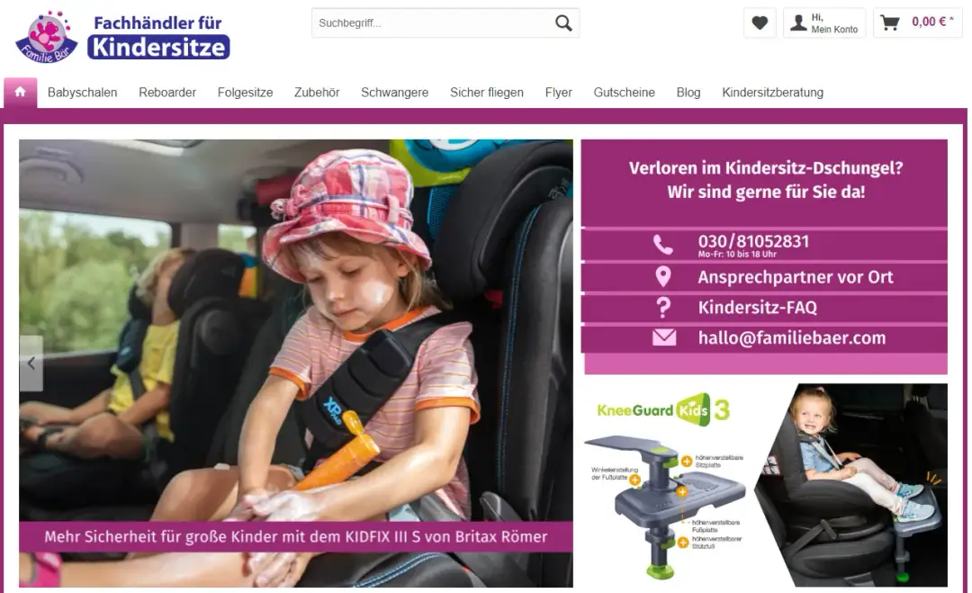 Sichere Kindersitze mit 2 Punkt Sicherheitsgurt für Ihr Auto finden
