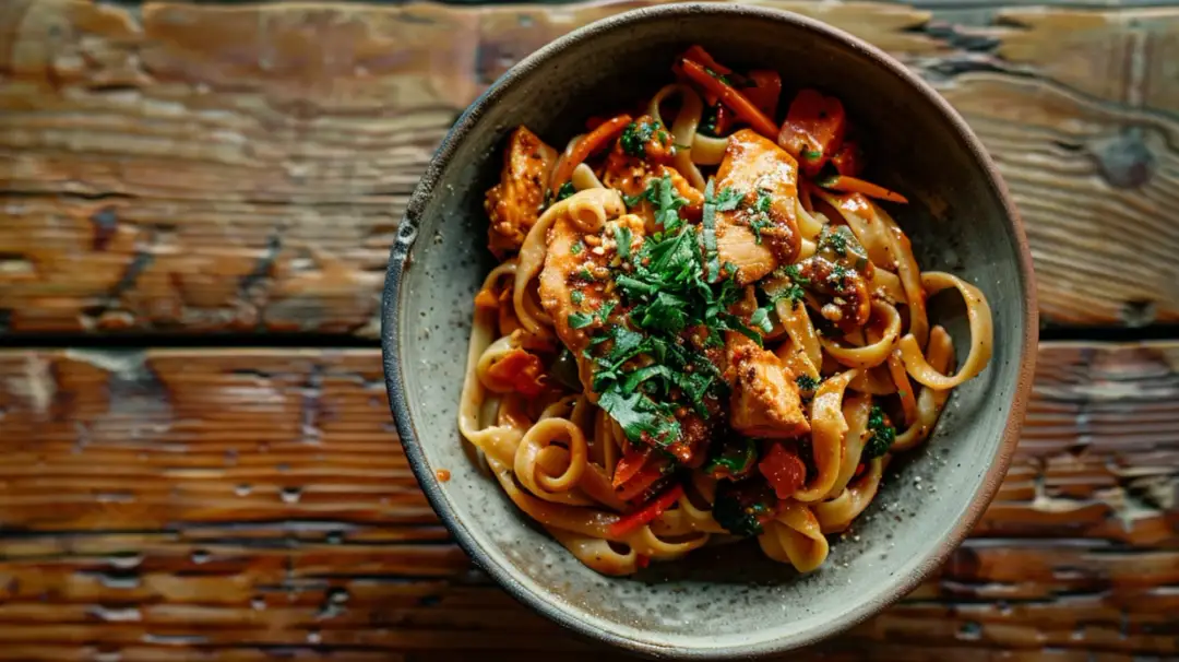 Makaron z zupek chińskich: Nietypowy przepis z kurczakiem 