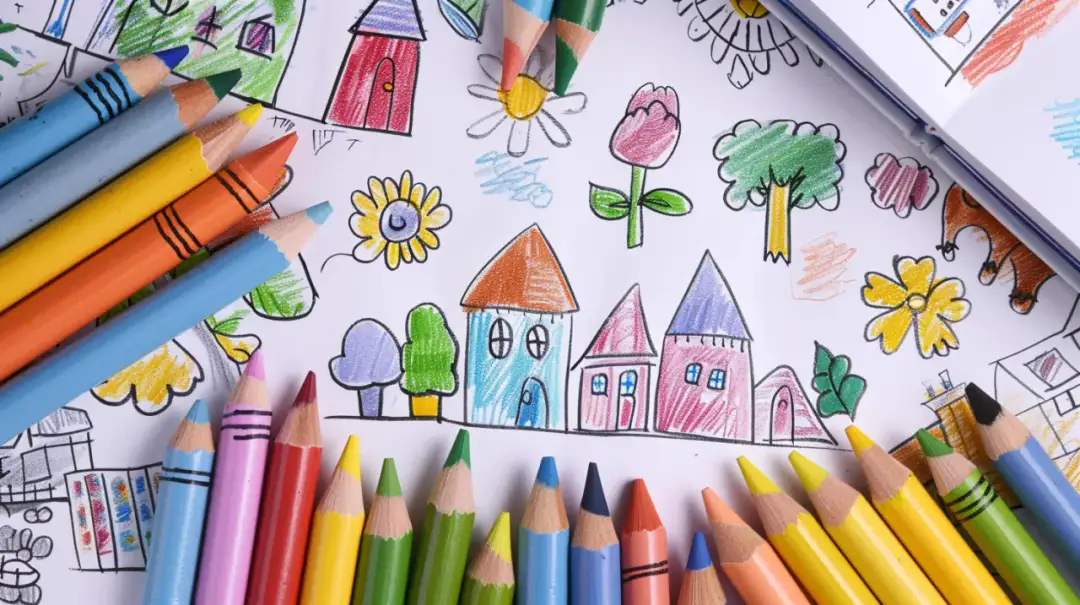 Kredki dla 3-latka: Bezpieczne przybory do pierwszych rysunków