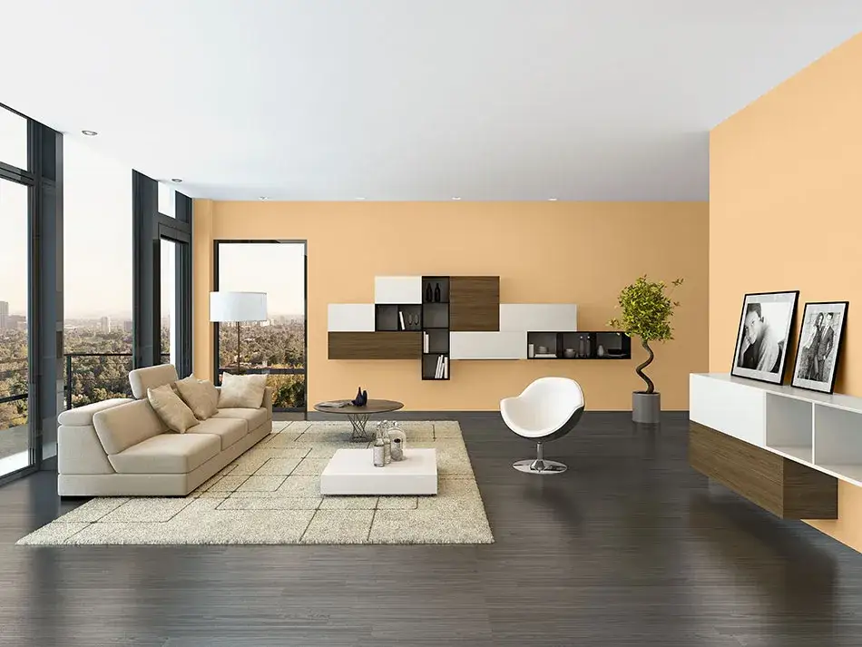 Jakie kolory ścian najlepiej pasują do salonu z meblami wenge?