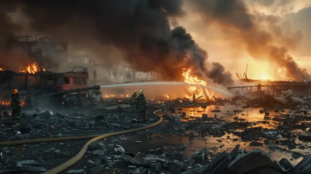 Aktualne informacje o pożarze w Radomiu - przyczyny