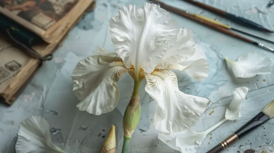 Irys biały: Co symbolizuje w literaturze i sztuce ten kwiat?