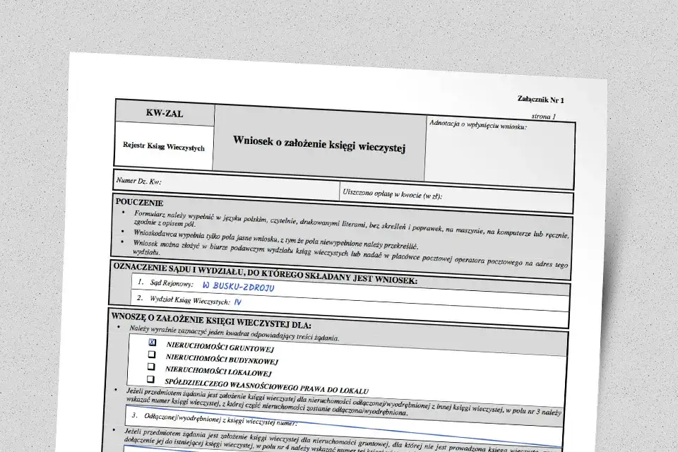 Jak złożyć wniosek do ksiąg wieczystych bez błędów i opóźnień – krok po kroku