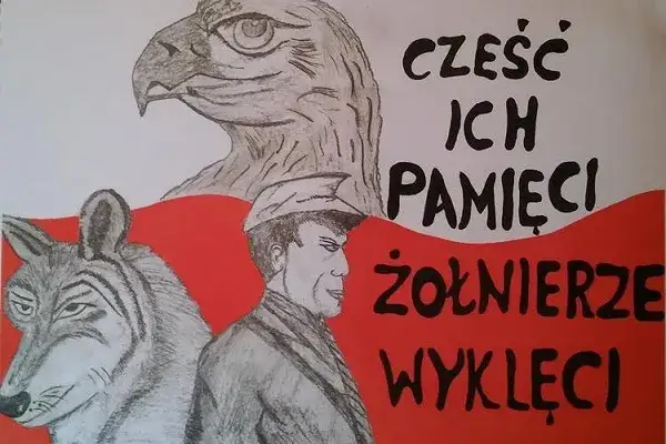 Plakat o Żołnierzach Wyklętych: historia bohaterów na ścianach