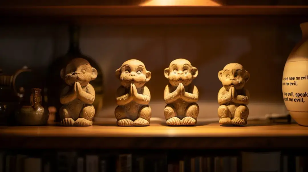 Figurki trzech małp: Symbolika i rola dekoracyjna w domu