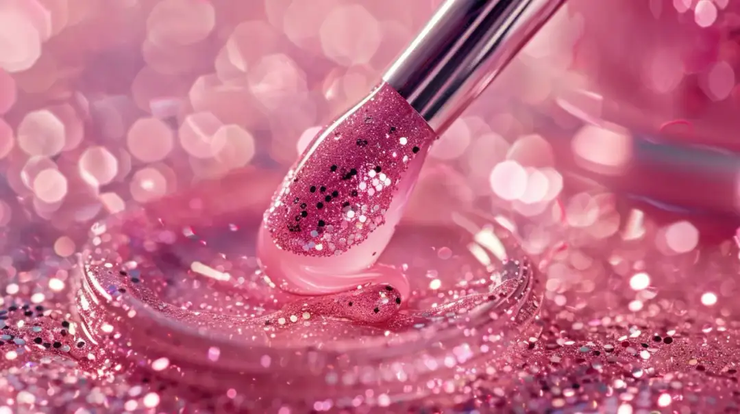 Błyszczący efekt paznokci z drobinkami - sprawdź jak to zrobić