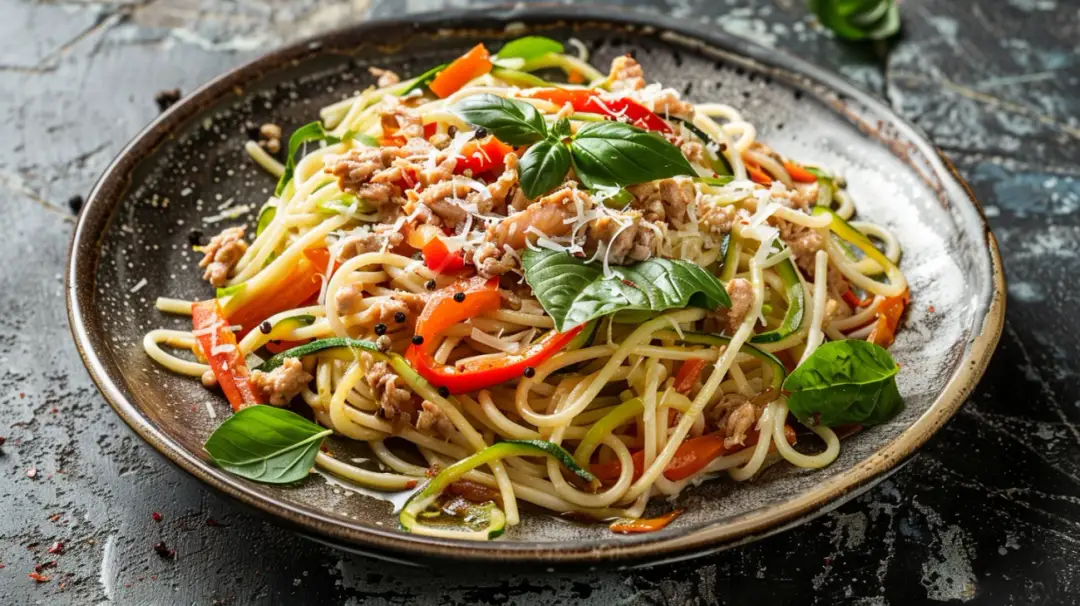 Warzywny mix: Makaron z papryką i cukinią - idealny wybór?