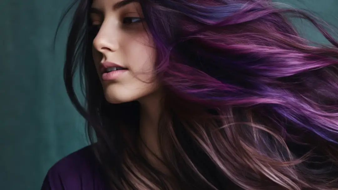 Fioletowe końcówki włosów: Przemieniaj swój wygląd z kolorami zimnego brązu i chłodnymi odcieniami fioletu!
