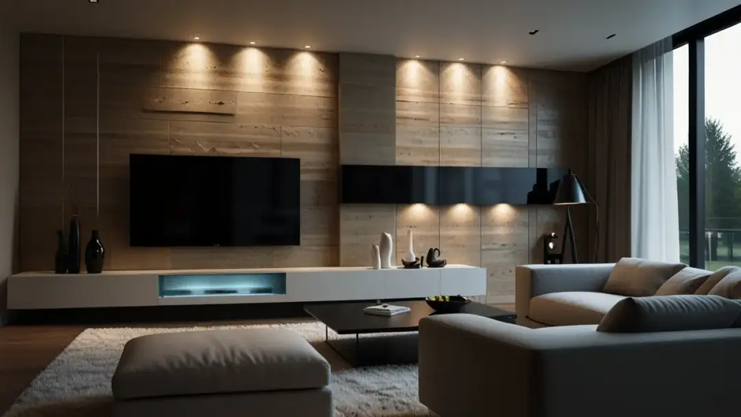Panele za telewizor: Jak stworzyć estetyczne tło dla telewizora