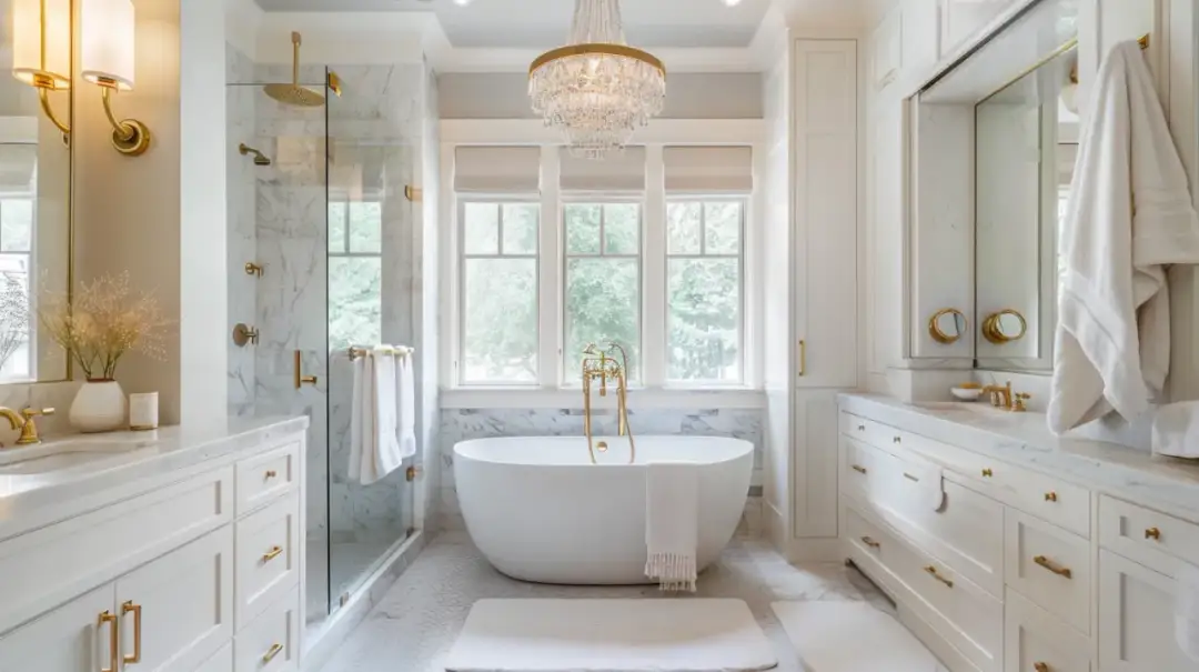 Pokój kąpielowy aranżacje: 7 pomysłów na luksusową łazienkę