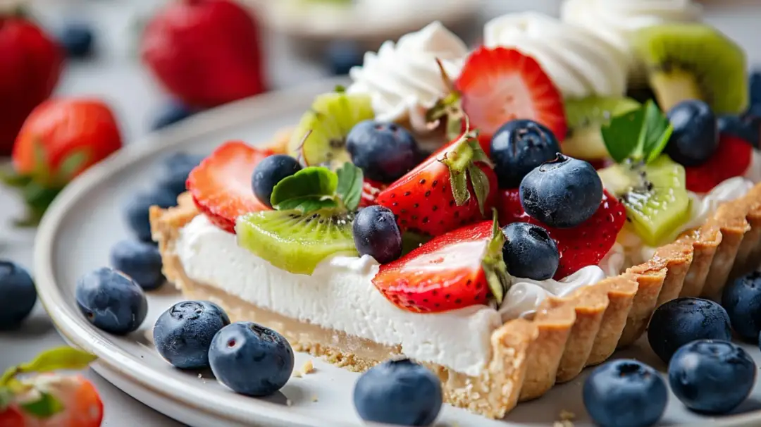 Ciasto z owocami i kremem: Szybki i łatwy deser na każdą okazję