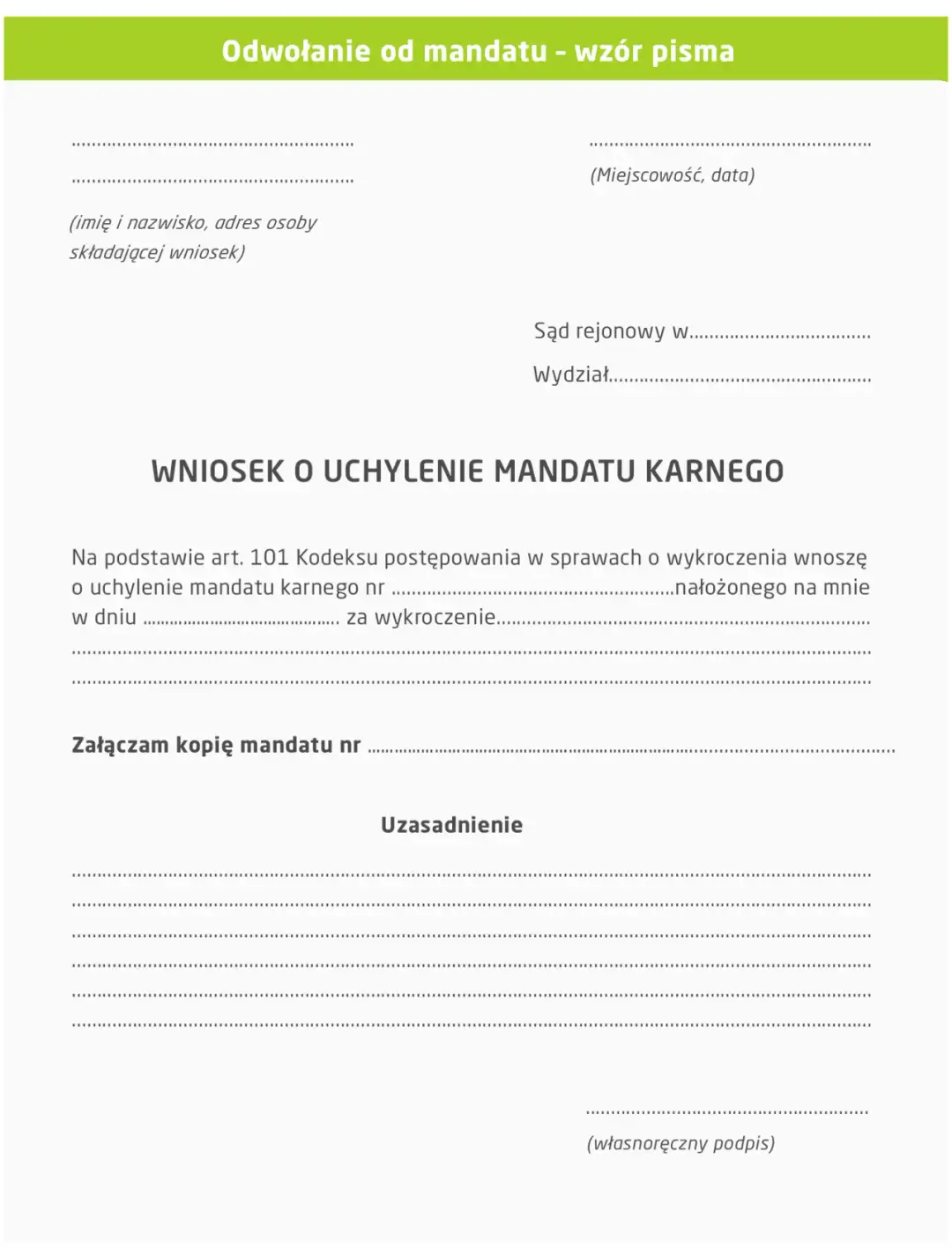 Jak napisać odwołanie od mandatu i uniknąć kary – praktyczny poradnik krok po kroku