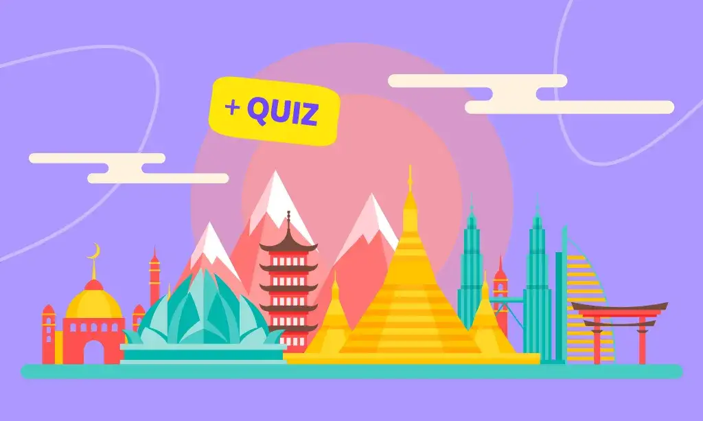 Test wiedzy o krajach Azji - sprawdź swoją znajomość kontynentu azjatyckiego