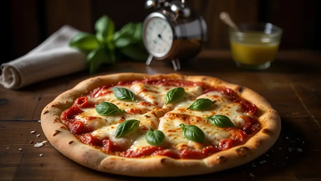 Szybka margherita: Klasyczna pizza na cienkim cieście w 30 minut